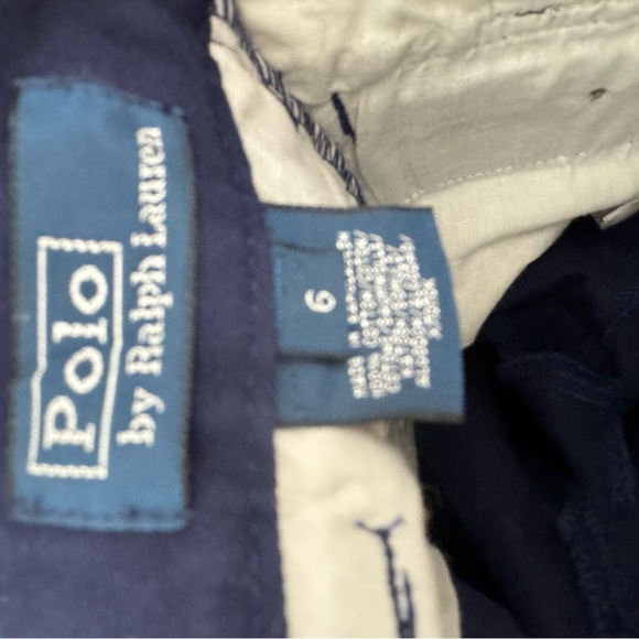Polo By Ralph Lauren Boys Navy The Andrew Pants Size 6 Pleated Front NWT - Picture 6 of 6